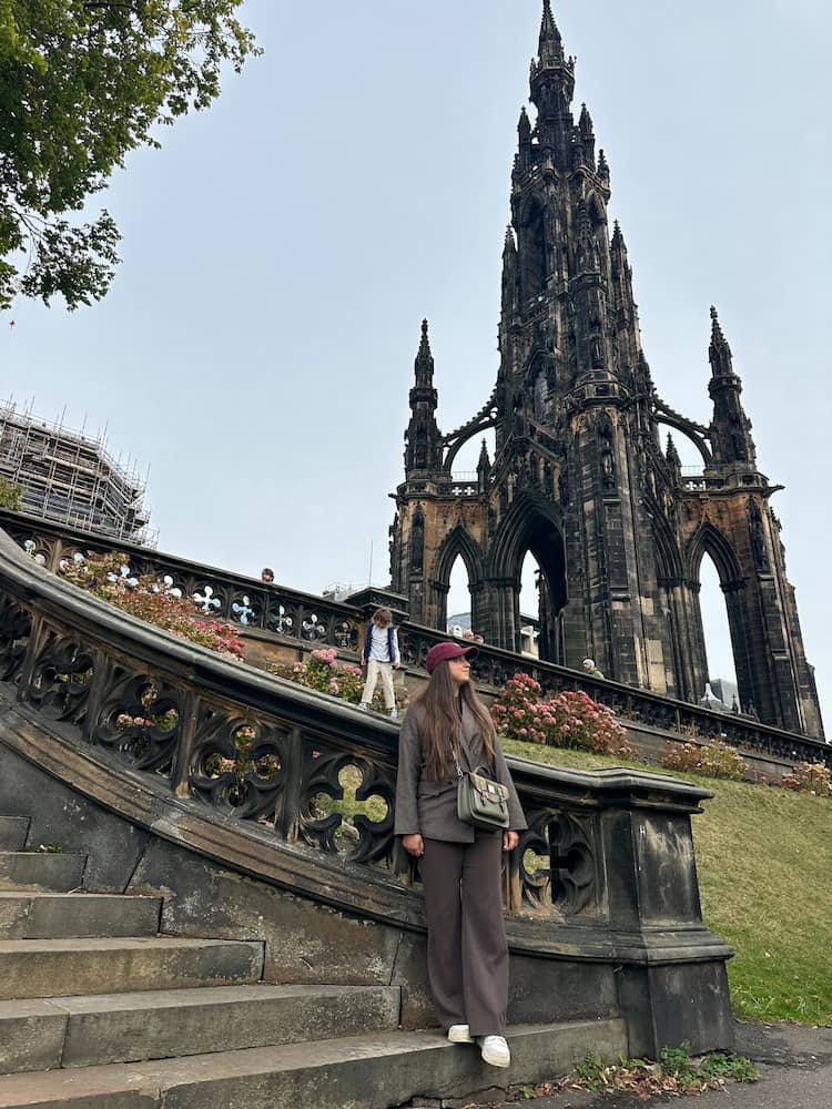 itinerario a piedi per edimburgo
